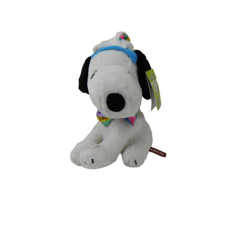 Collectible Snoopy Musical Bouncing Easter Bunny 9" Plush Plays Linus & Lucy - Picture 5 of 10